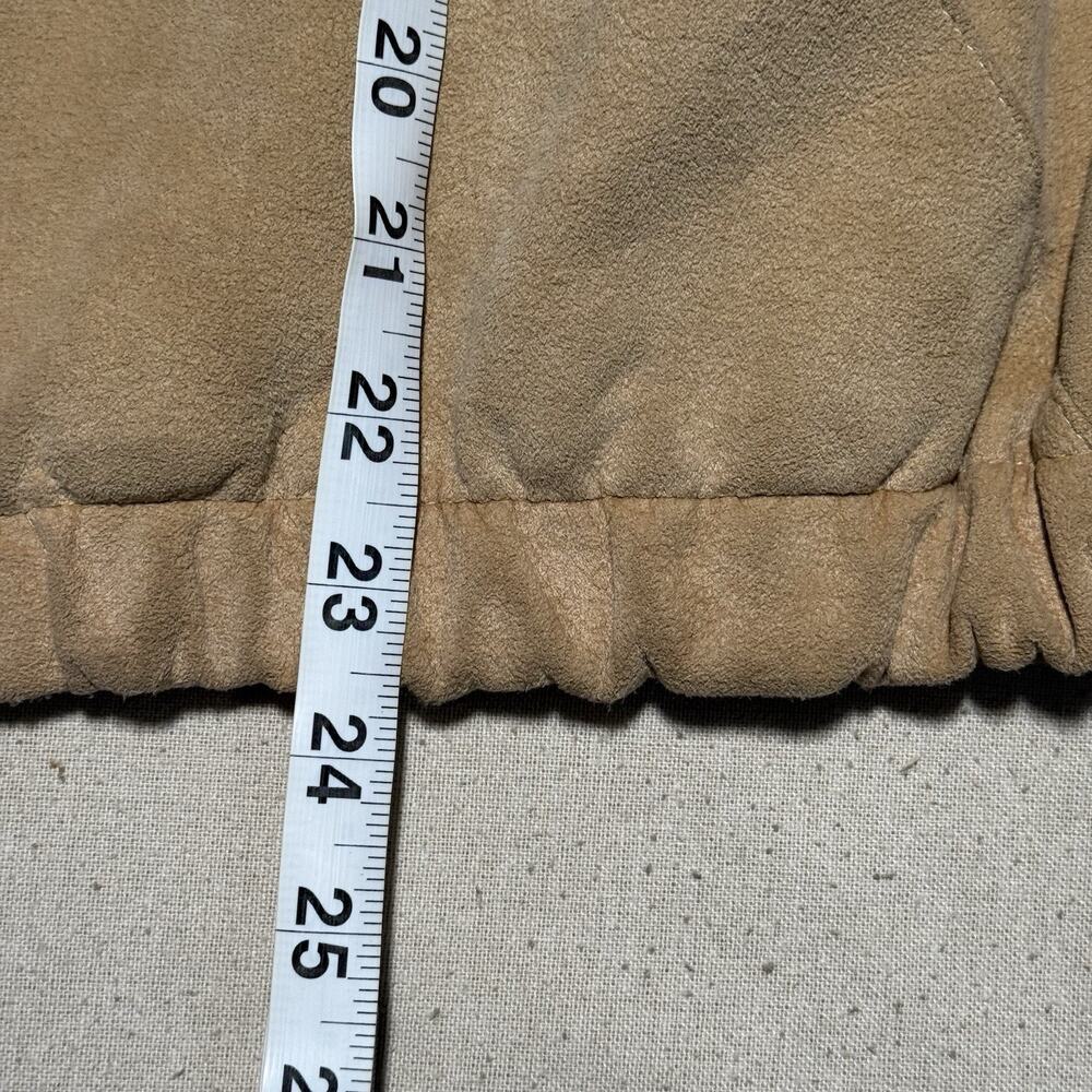 Vintage Rare 1960s Kings Road Tan Suede Zip Up Jacket Made in New Zealand Sz M - Picture 3 of 4